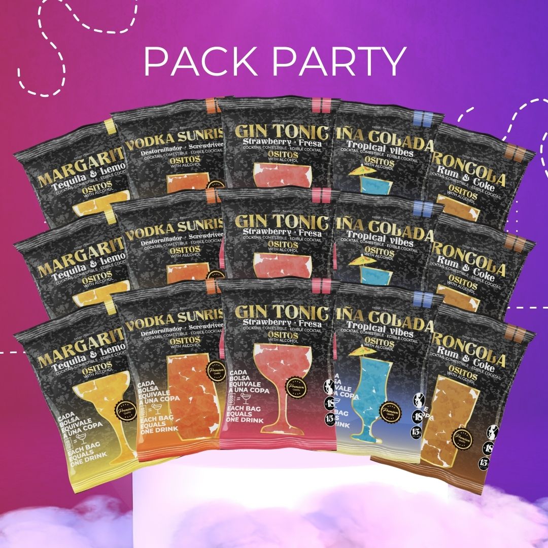 Pack Party (15 bolsas + regalo)