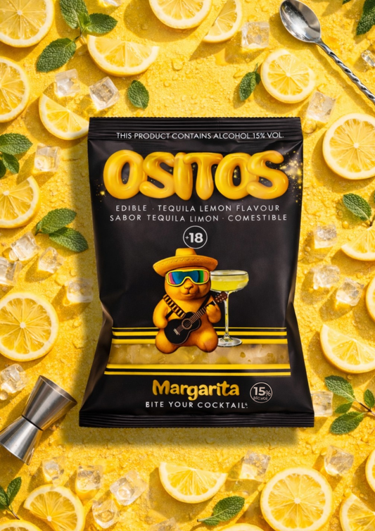 Bolsita Margarita Ositos — cóctel preparado tequila y lima al 15% alcohol